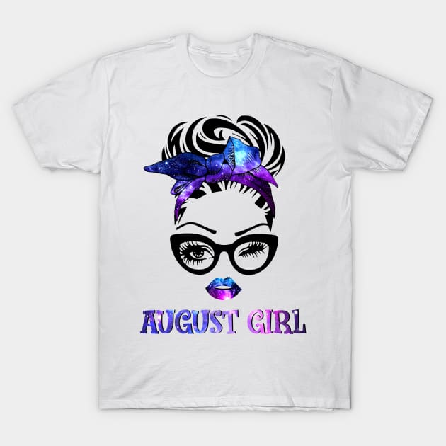 August Girl Galaxy T-Shirt by Vladis